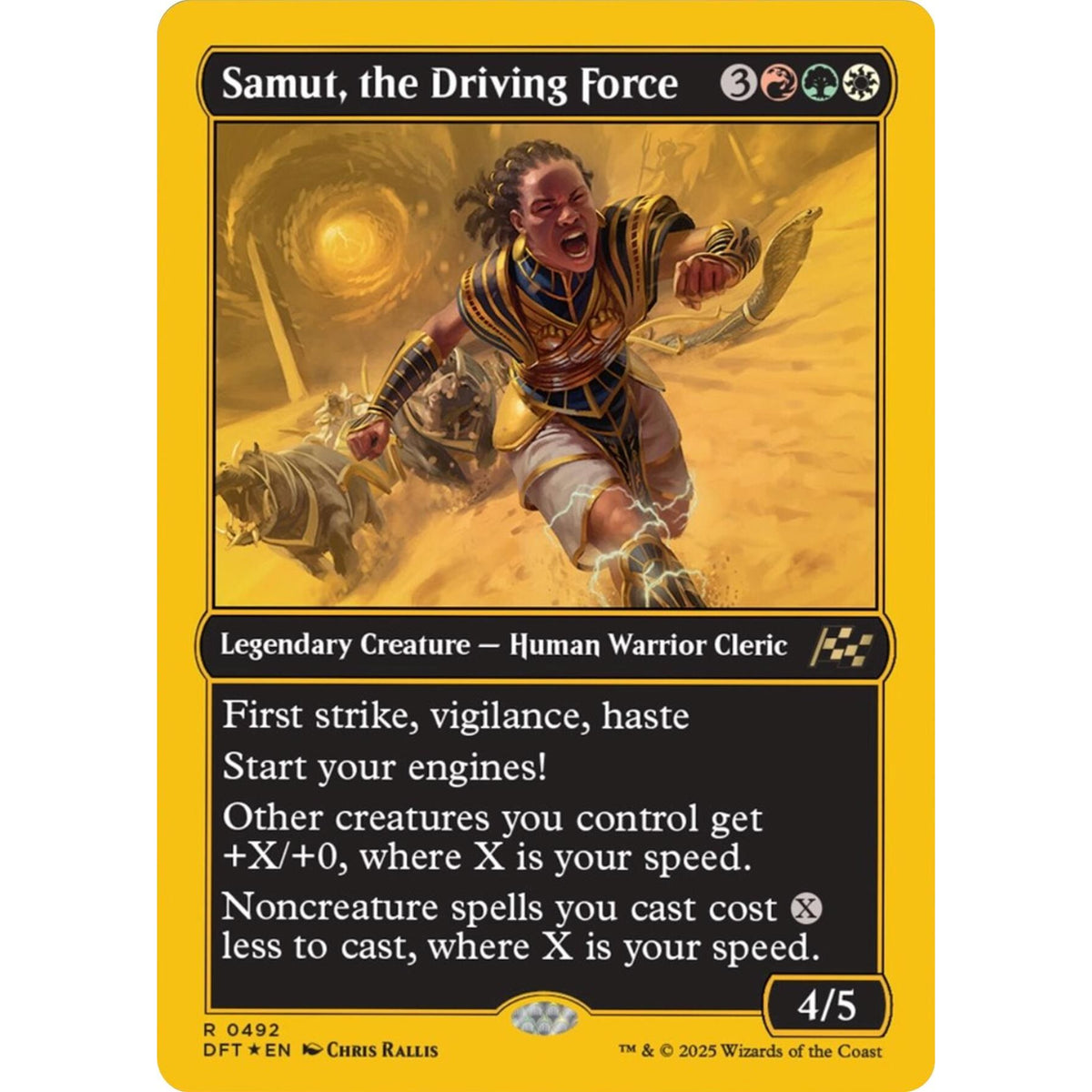 Samut, the Driving Force (First-Place Foil) (492) (Aetherdrift) - PokeBox USA