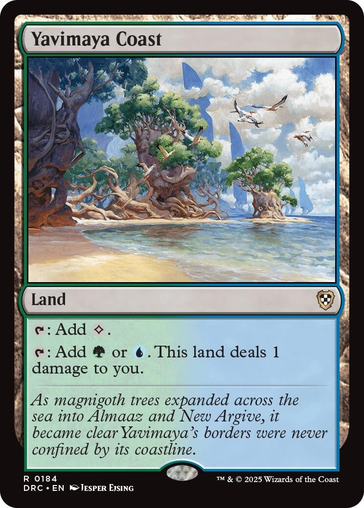 Yavimaya Coast (184) (Aetherdrift)