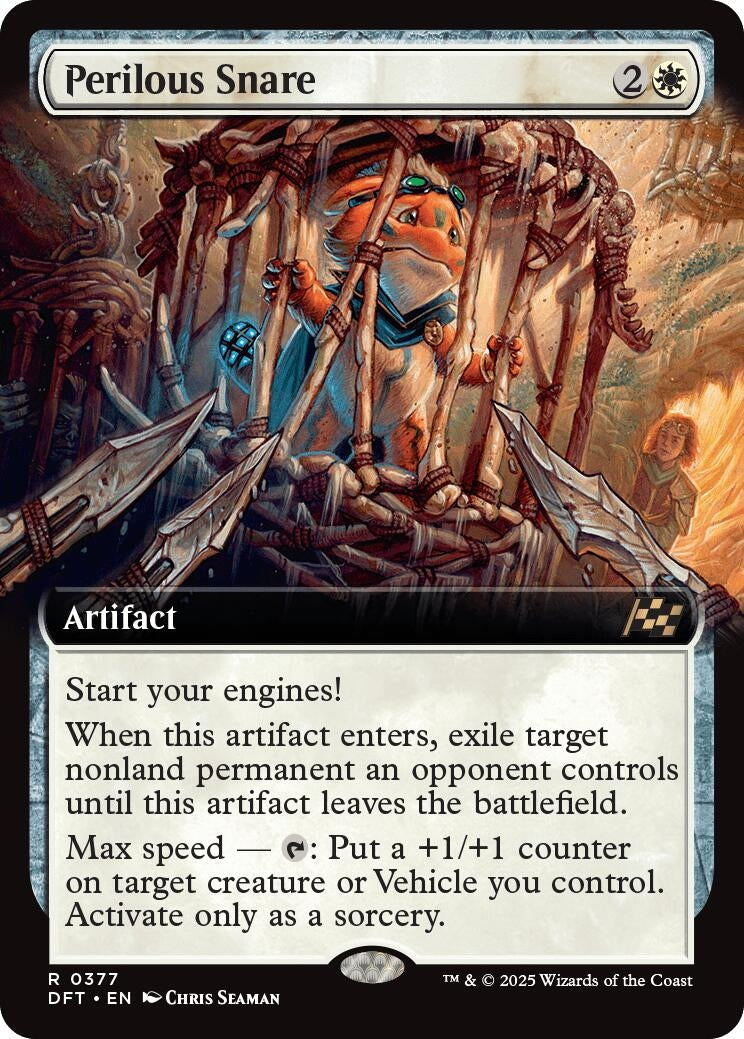 Perilous Snare (Extended Art) (377) (Aetherdrift)