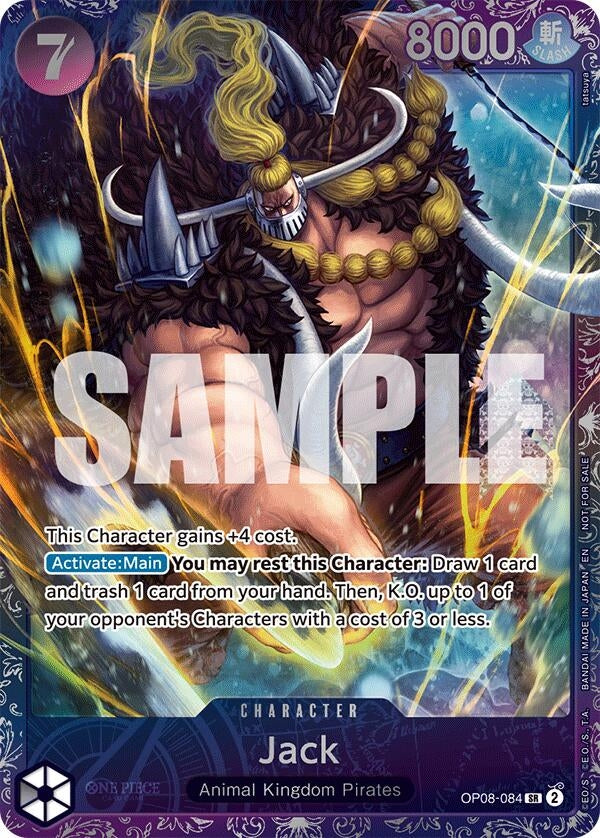 Image for Jack (Treasure Cup 2025) (OP08-084) (One Piece Promotion Cards) (OP-PR) - One Piece Card Game