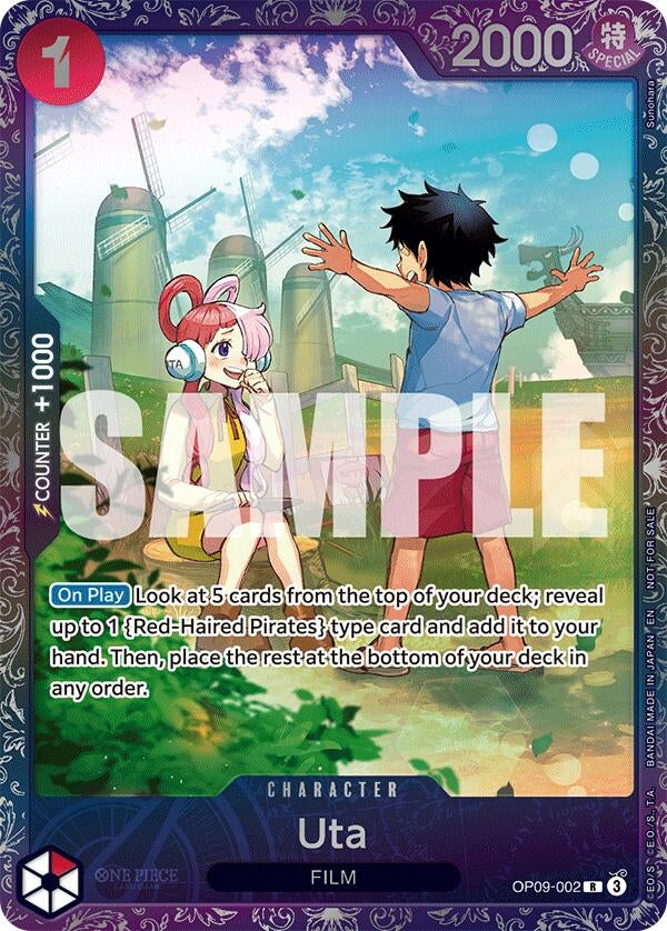 Image for Uta (Treasure Cup 2025) (OP09-002) (One Piece Promotion Cards) (OP-PR) - One Piece Card Game