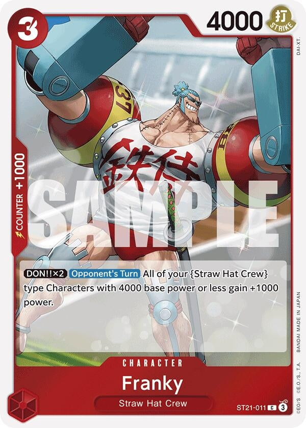 Image for Franky (ST21-011) (Starter Deck EX: Gear 5) (ST-21) - One Piece Card Game
