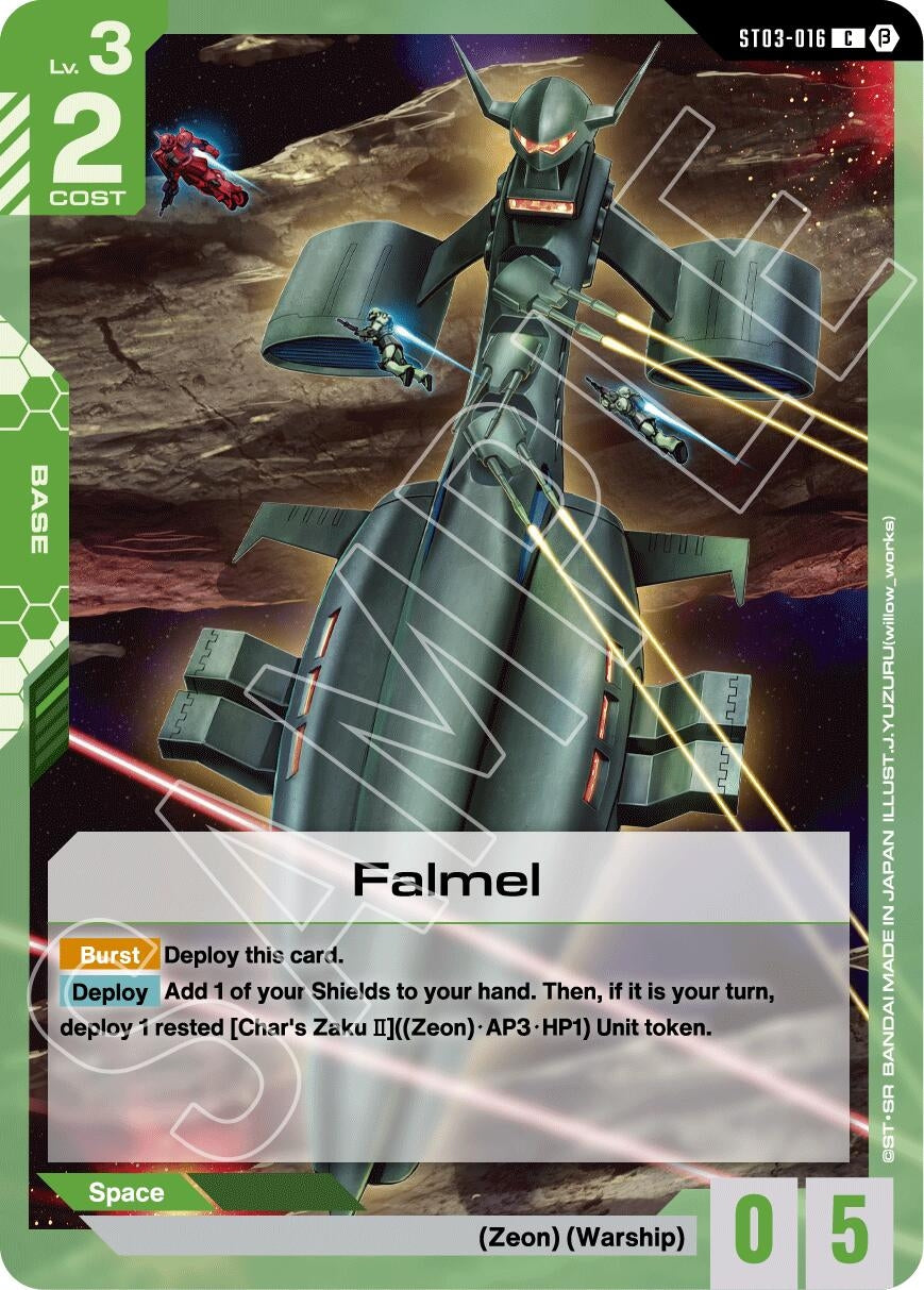 Image for Falmel (ST03-016) (Edition Beta) (GD01_b) - Gundam Card Game