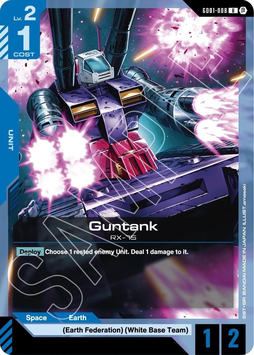 Image for Guntank (GD01-008) (Edition Beta) (GD01_b) - Gundam Card Game
