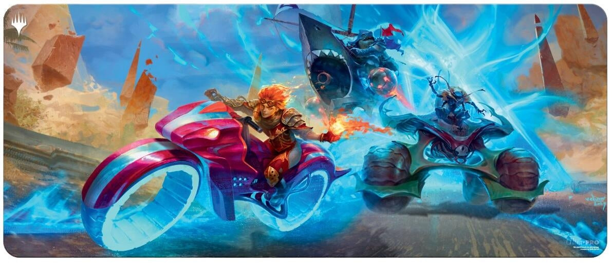 Image for Aetherdrift 6ft Table Playmat for Magic: The Gathering - Chandra Leading the Pack - Playmats