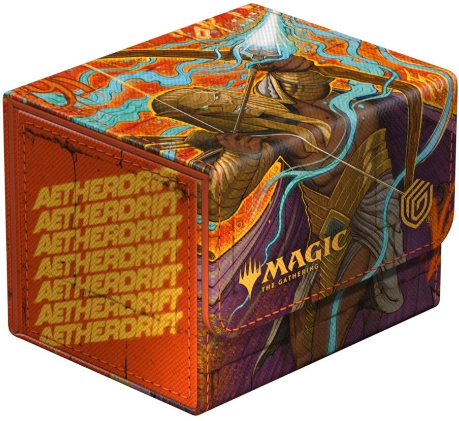 Image for Magic: The Gathering Aetherdrift Sidewinder 100+ Xenoskin Deck Box - Ketramose, the New Dawn - Deck Boxes