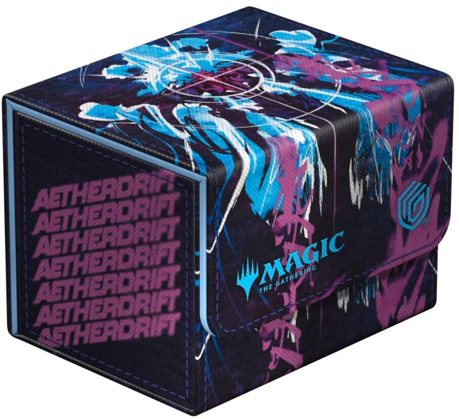 Image for Magic: The Gathering Aetherdrift Sidewinder 100+ Xenoskin Deck Box - Oildeep Gearhulk - Deck Boxes