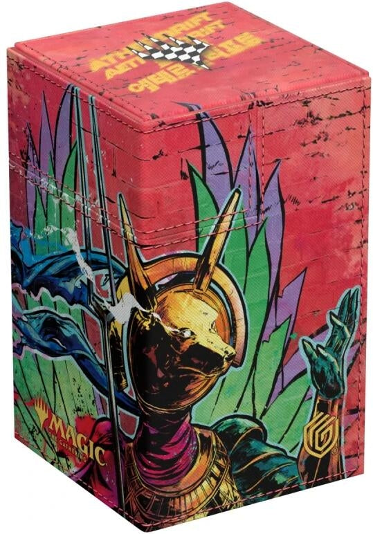 Image for Magic: The Gathering Aetherdrift Flip 'n' Tray Deck Case XenoSkin - Hazoret, Godseeker (Holds 100+) - Deck Boxes