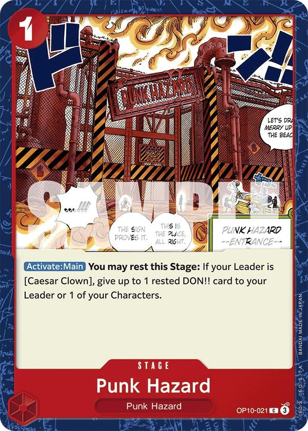 Image for Punk Hazard (OP10-021) (Royal Blood) (OP10) - One Piece Card Game