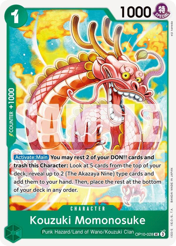 Image for Kouzuki Momonosuke (028) (OP10-028) (Royal Blood) (OP10) - One Piece Card Game
