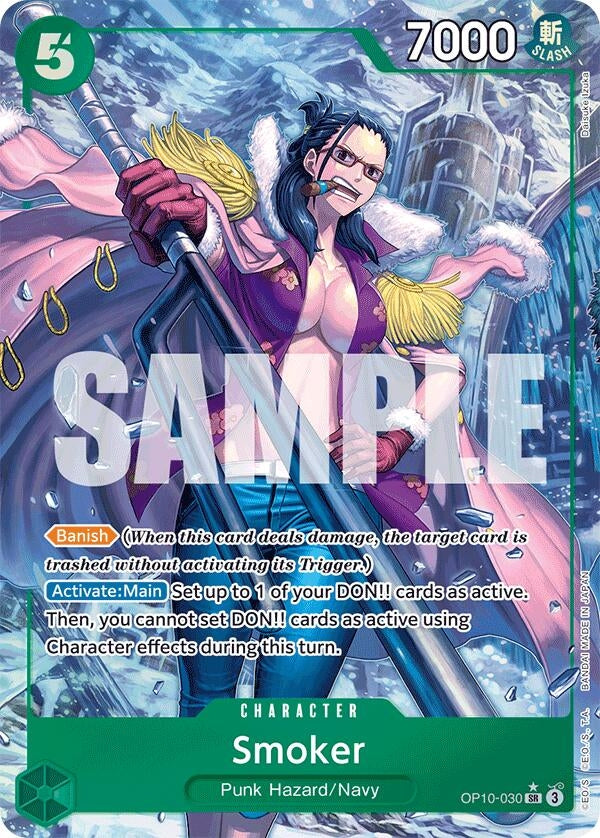 Image for Smoker (030) (Parallel) (OP10-030) (Royal Blood) (OP10) - One Piece Card Game