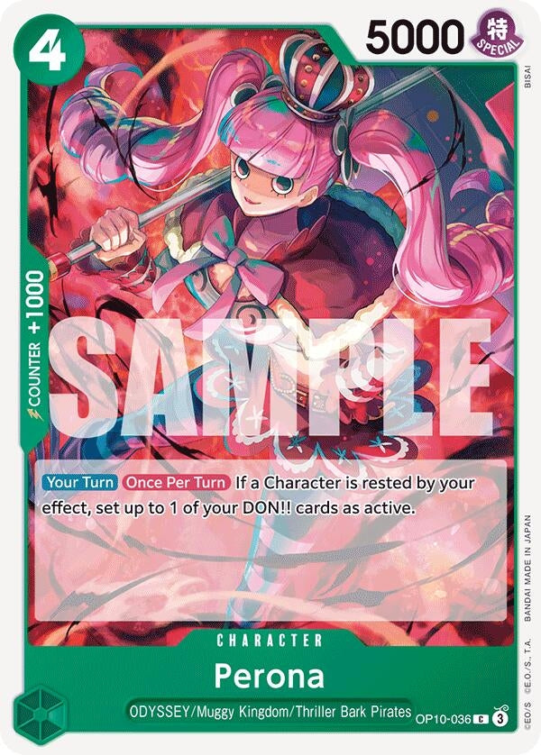 Image for Perona (036) (OP10-036) (Royal Blood) (OP10) - One Piece Card Game