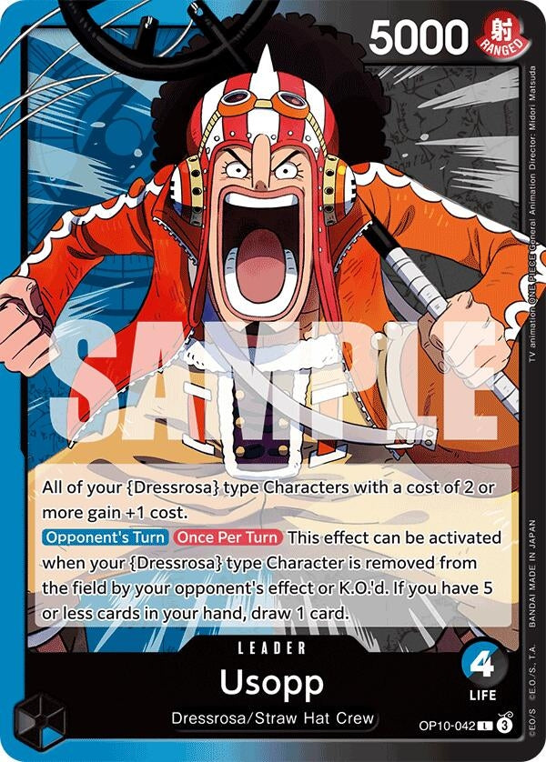 Image for Usopp (042) (OP10-042) (Royal Blood) (OP10) - One Piece Card Game