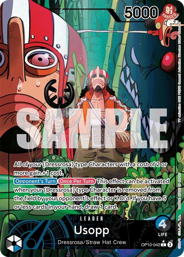 Image for Usopp (042) (Parallel) (OP10-042) (Royal Blood) (OP10) - One Piece Card Game