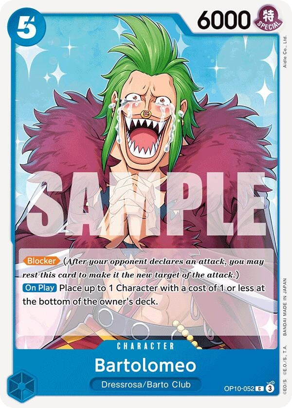 Image for Bartolomeo (OP10-052) (Royal Blood) (OP10) - One Piece Card Game