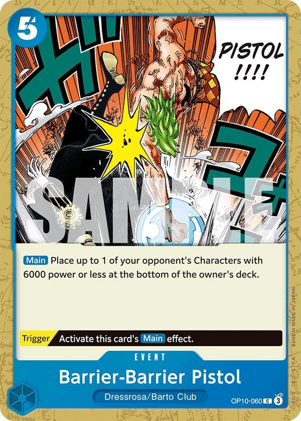 Image for Barrier-Barrier Pistol (OP10-060) (Royal Blood) (OP10) - One Piece Card Game
