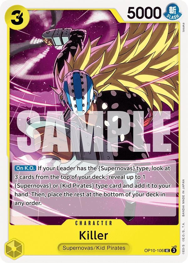 Image for Killer (OP10-106) (Royal Blood) (OP10) - One Piece Card Game