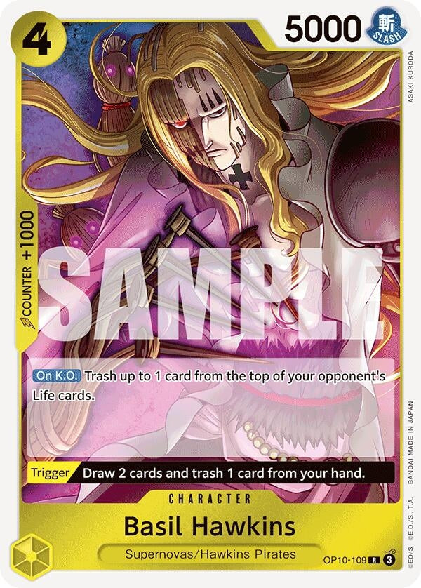 Image for Basil Hawkins (OP10-109) (Royal Blood) (OP10) - One Piece Card Game