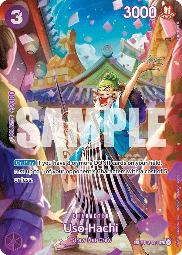 Image for Uso-Hachi (SP) (ST18-001) (Royal Blood) (OP10) - One Piece Card Game