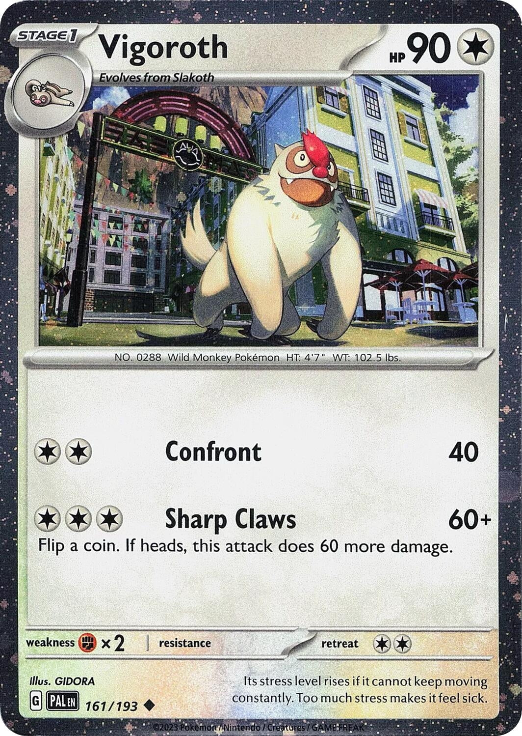 Image for Vigoroth (Cosmos Holo) (161/193) (Miscellaneous Cards & Products) (MCAP) - Pokemon