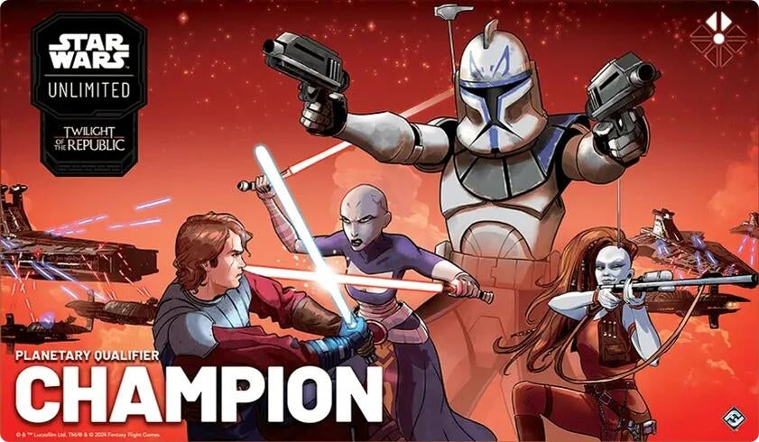 Image for Star Wars: Unlimited Event Exclusive Game Mat - Set 3 Planetary Qualifier Winner Playmat - Playmats