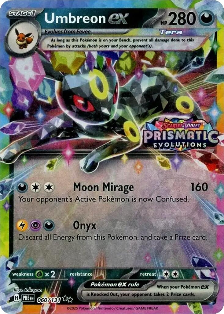 Umbreon ex - 060/131 (Prismatic Evolutions Stamp) (060/131) (Miscellaneous Cards & Products)