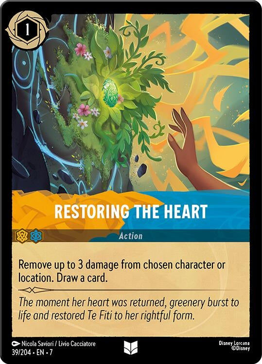 Image for Restoring the Heart (39/204) (Archazia's Island) (7) - Disney Lorcana