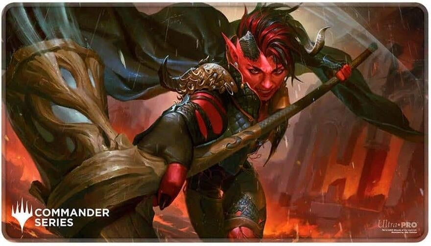 Image for Commander Series 7 (Fan Vote 2) Stitched Edge Playmat for Magic: The Gathering - Karlach - Playmats