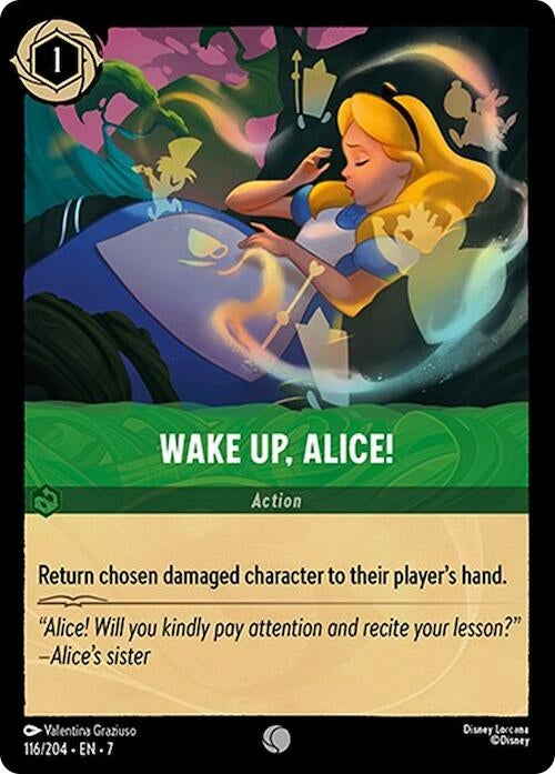 Image for Wake Up, Alice! (116/204) (Archazia's Island) (7) - Disney Lorcana
