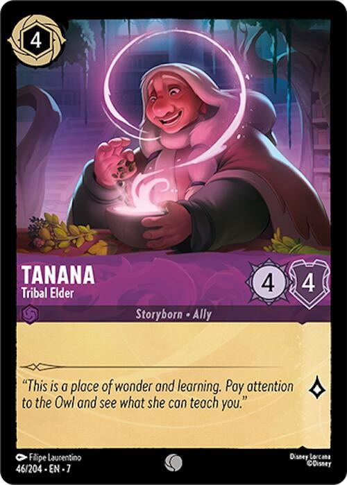 Image for Tanana - Tribal Elder (46/204) (Archazia's Island) (7) - Disney Lorcana