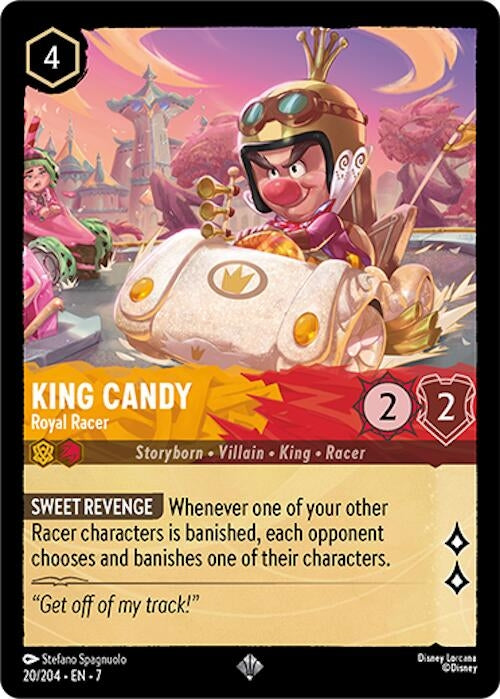 Image for King Candy - Royal Racer (20/204) (Archazia's Island) (7) - Disney Lorcana