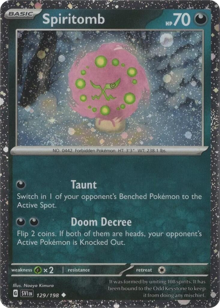 Image for Spiritomb - 129/198 (Cosmos Holo) (129/198) (Miscellaneous Cards & Products) (MCAP) - Pokemon