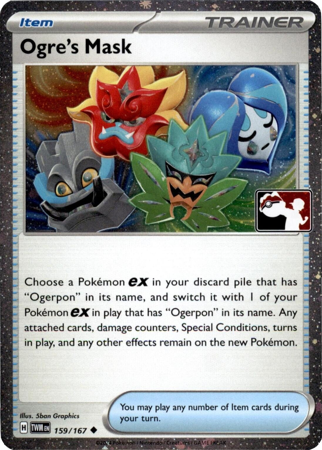 Image for Ogre's Mask - 159/167 (Cosmos Holo) (159/167) (Prize Pack Series Cards) - Pokemon