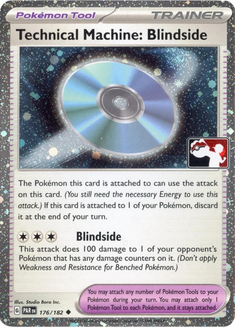 Image for Technical Machine: Blindside - 176/182 (Cosmos Holo) (176/182) (Prize Pack Series Cards) - Pokemon