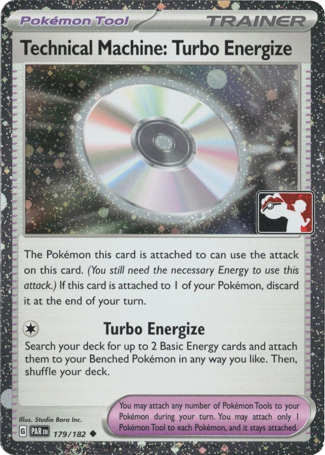 Image for Technical Machine: Turbo Energize - 179/182 (Cosmos Holo) (179/182) (Prize Pack Series Cards) - Pokemon
