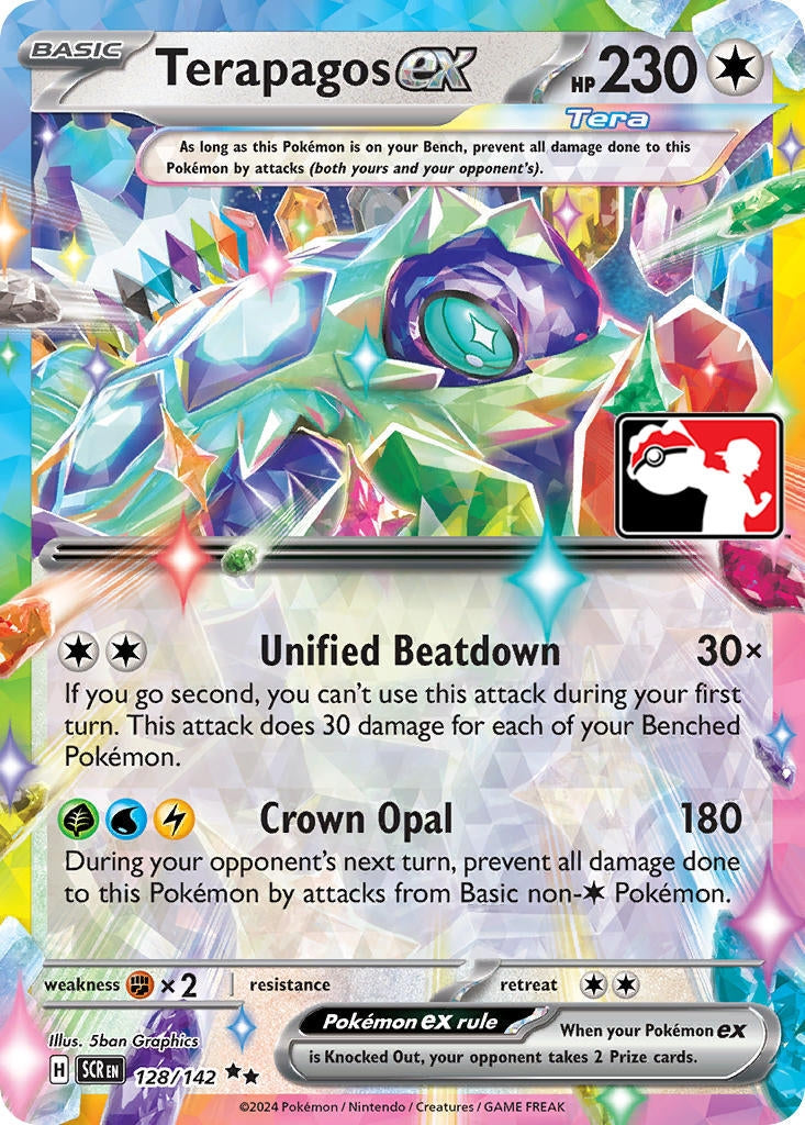 Image for Terapagos ex - 128/142 (Prize Pack Series 6) (128/142) (Prize Pack Series Cards) - Pokemon
