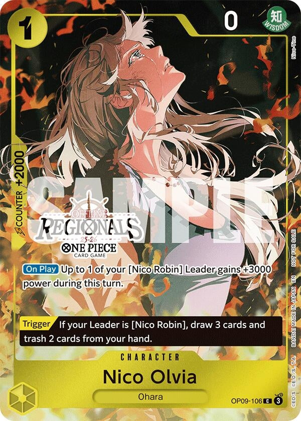Image for Nico Olvia (Offline Regional Participation Pack 2025 Vol.1) (OP09-106) (One Piece Promotion Cards) (OP-PR) - One Piece Card Game