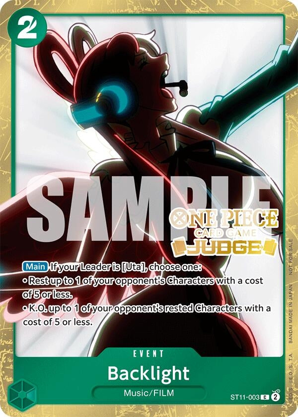 Image for Backlight (Judge Pack Vol. 5) (ST11-003) (One Piece Promotion Cards) (OP-PR) - One Piece Card Game