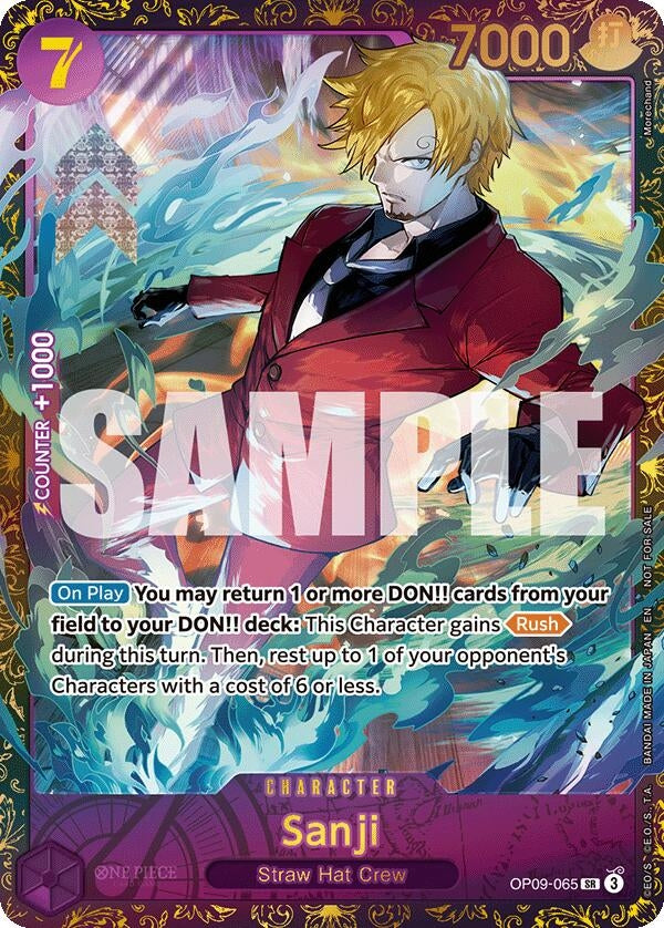 Image for Sanji (Championship 25-26 Regionals Season 1) (OP09-065) (One Piece Promotion Cards) (OP-PR) - One Piece Card Game