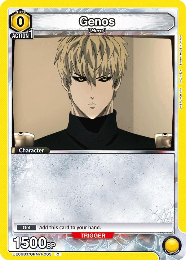 Image for Genos (005) (UE06BT/OPM-1-005) (UE06BT: One Punch Man) (UE06BT) - Union Arena