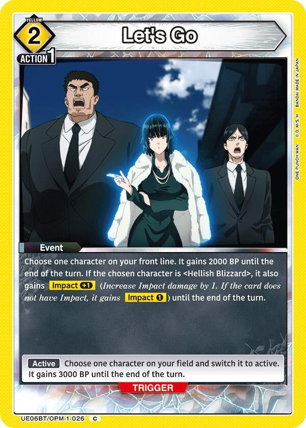 Image for Let's Go (UE06BT/OPM-1-026) (UE06BT: One Punch Man) (UE06BT) - Union Arena