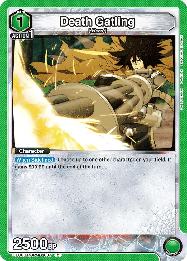 Image for Death Gatling (UE06BT/OPM-1-037) (UE06BT: One Punch Man) (UE06BT) - Union Arena