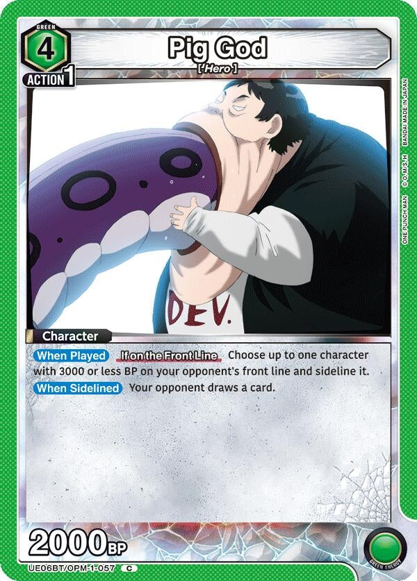 Image for Pig God (UE06BT/OPM-1-057) (UE06BT: One Punch Man) (UE06BT) - Union Arena