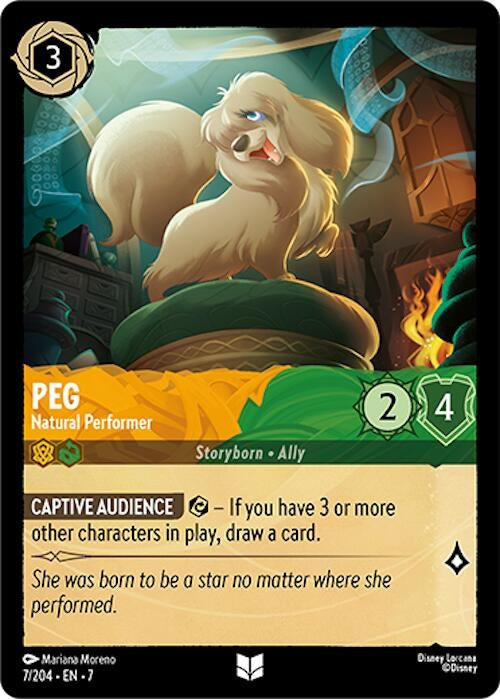 Image for Peg - Natural Performer (7/204) (Archazia's Island) (7) - Disney Lorcana