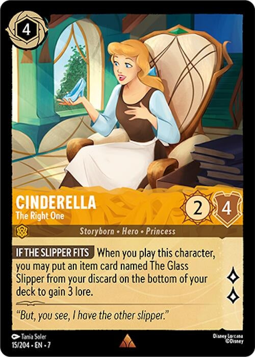 Image for Cinderella - The Right One (15/204) (Archazia's Island) (7) - Disney Lorcana