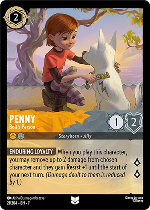 Image for Penny - Bolt's Person (21/204) (Archazia's Island) (7) - Disney Lorcana