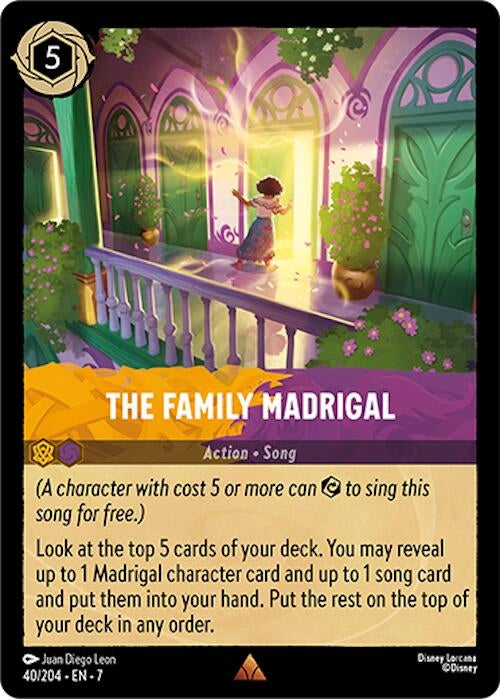 Image for The Family Madrigal (40/204) (Archazia's Island) (7) - Disney Lorcana