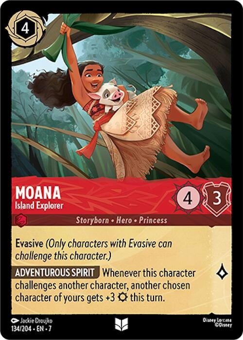 Image for Moana - Island Explorer (134/204) (Archazia's Island) (7) - Disney Lorcana