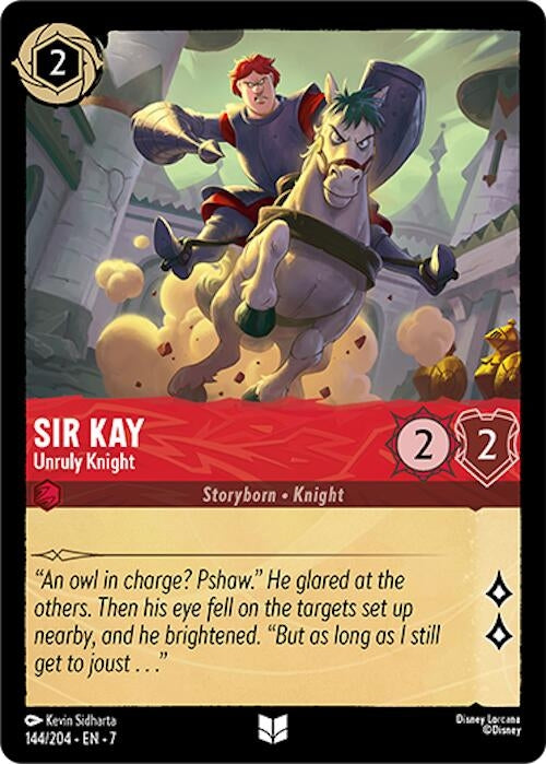 Image for Sir Kay - Unruly Knight (144/204) (Archazia's Island) (7) - Disney Lorcana