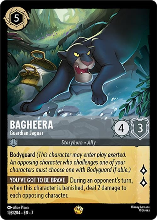 Image for Bagheera - Guardian Jaguar (198/204) (Archazia's Island) (7) - Disney Lorcana